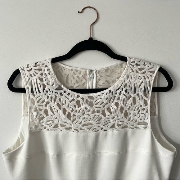 White House Black Market Women’s Sleeveless Fit and Flare Dress - Picture 3 of 5